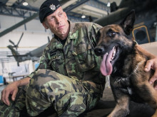 Military policeman Pavel Petr is the best military working dog handler