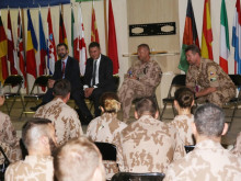 Minister of Foreign Affairs Tomáš Petříček visited soldiers in Afghanistan