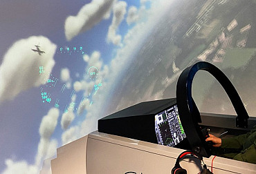 What does tactical simulation training for pilots of the Tactical Air Force look like