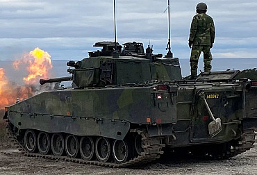 CV90 Infantry Fighting Vehicle: live fire on Gotland