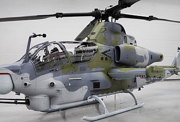 First flight of the AH-1Z Viper attack helicopter for the Czech Army