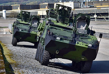 The Czech army is testing new special Pandur II armoured vehicles