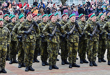 400 army rookies pledged allegiance to the Czech Republic