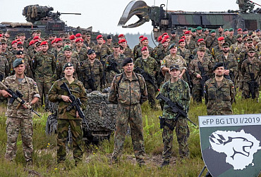 Soldiers from the 2nd Company Task Group participated in a demanding exercise Iron Wolf in Lithuania