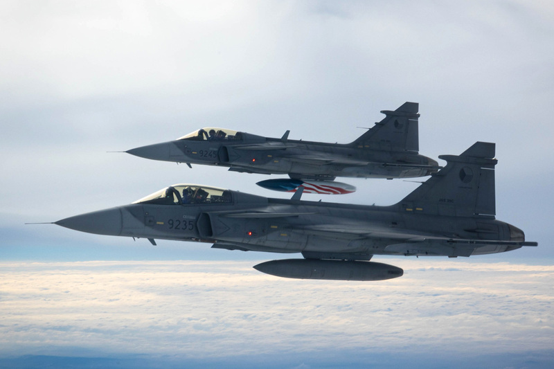 Foto: Letouny JAS-39 Gripen Vzdušných sil AČR | MMU PAO