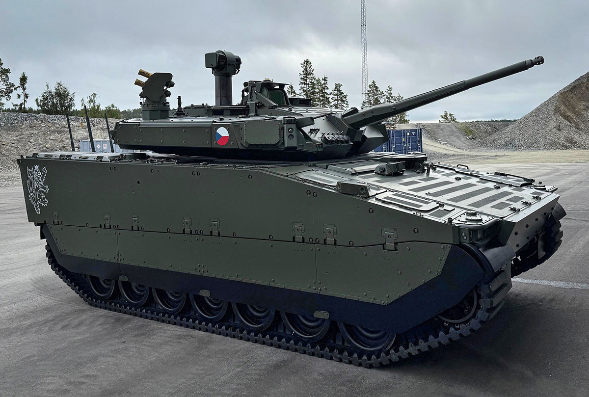 Picture: First CV90 tracked IFVs manufactured for the Czech Army | Michal Pivoňka / CZ DEFENCE