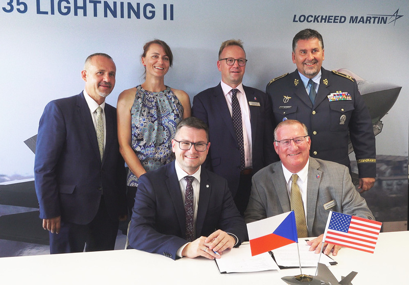 Picture: LOM PRAHA signed a memorandum of understanding with F-35 aircraft manufacturer Lockheed Martin | Jan Juřica / CZ DEFENCE