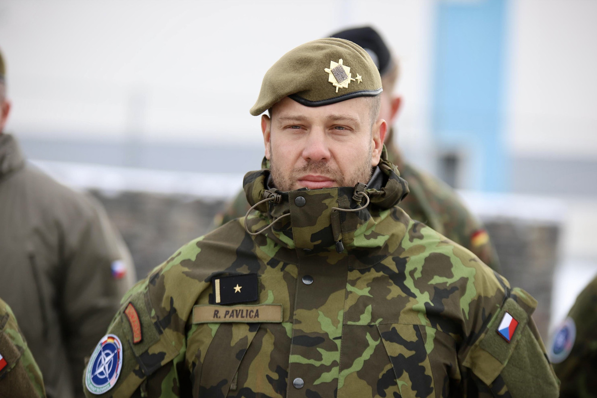 Foto: Zástupce velitele 74. mechanizovaného praporu mjr. Radek Pavlica | 7. mb