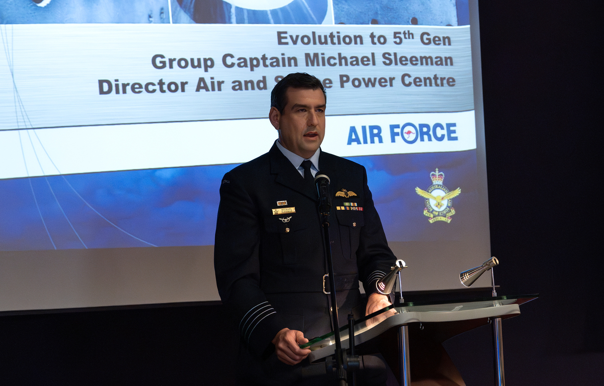 Foto: Plukovník Sleeman, velitel Air and Space Command australského letectva | Michal Pivoňka / CZ DEFENCE