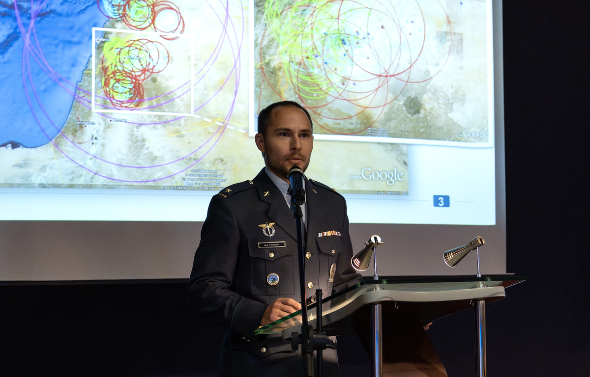 Foto: Vzdušné síly AČR reprezentoval na konferenci Future Air Force mjr. Aleš Svoboda | Michal Pivoňka / CZ DEFENCE