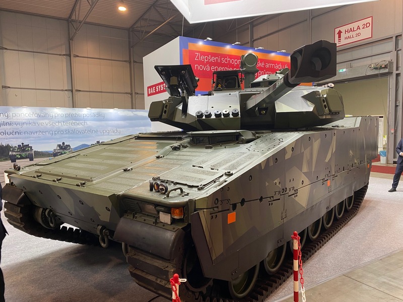Foto: BVP CV90 MkIV na FUTURE FORCES FORUM 2022 | Michal Pivoňka / CZ DEFENCE
